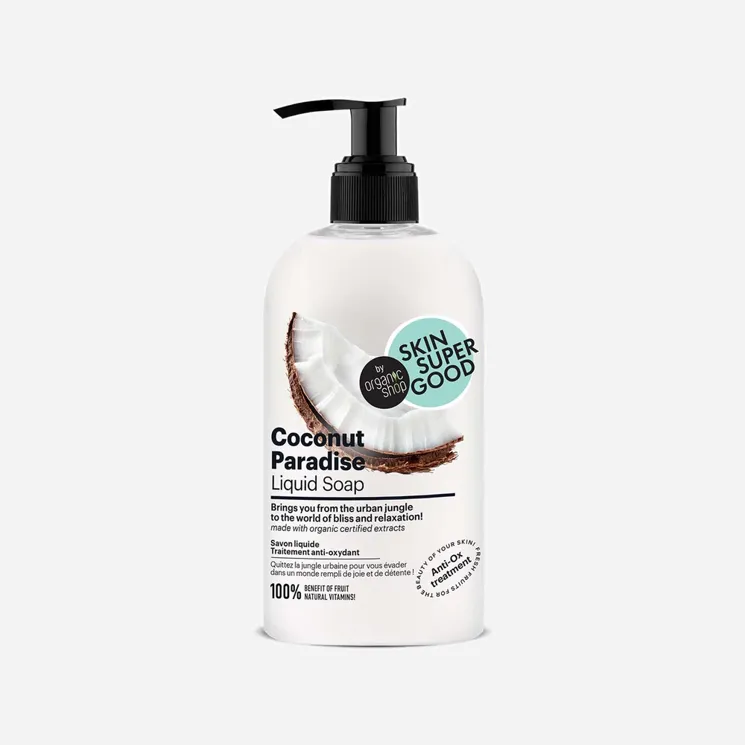 Skin super good Tekuté mýdlo kokosový ráj 6 x 500  ml