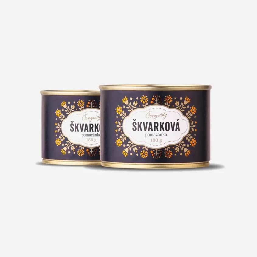 Škvarková pomazánka 6 x 180 g