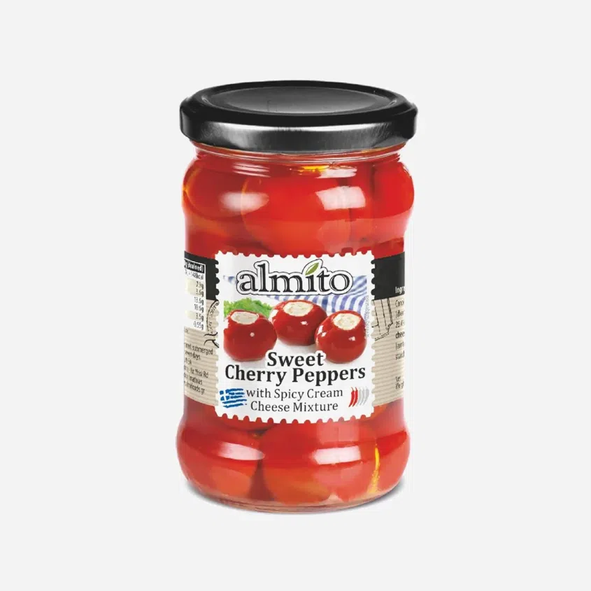 Sladké cherry papriky plněné sýrem 6 x 280 g