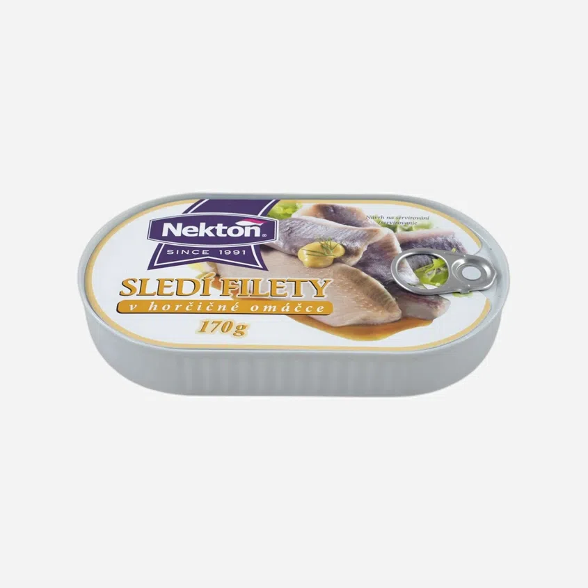 Sledí filety v hořčičné omáčce