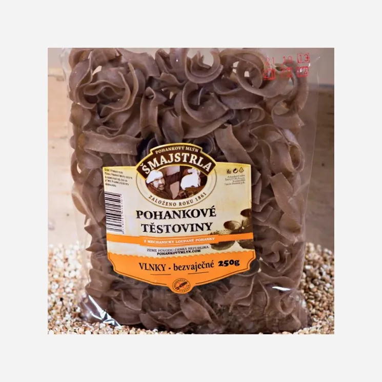 Šmajstrla Pohankové těstoviny vlnky 6 x 250 g