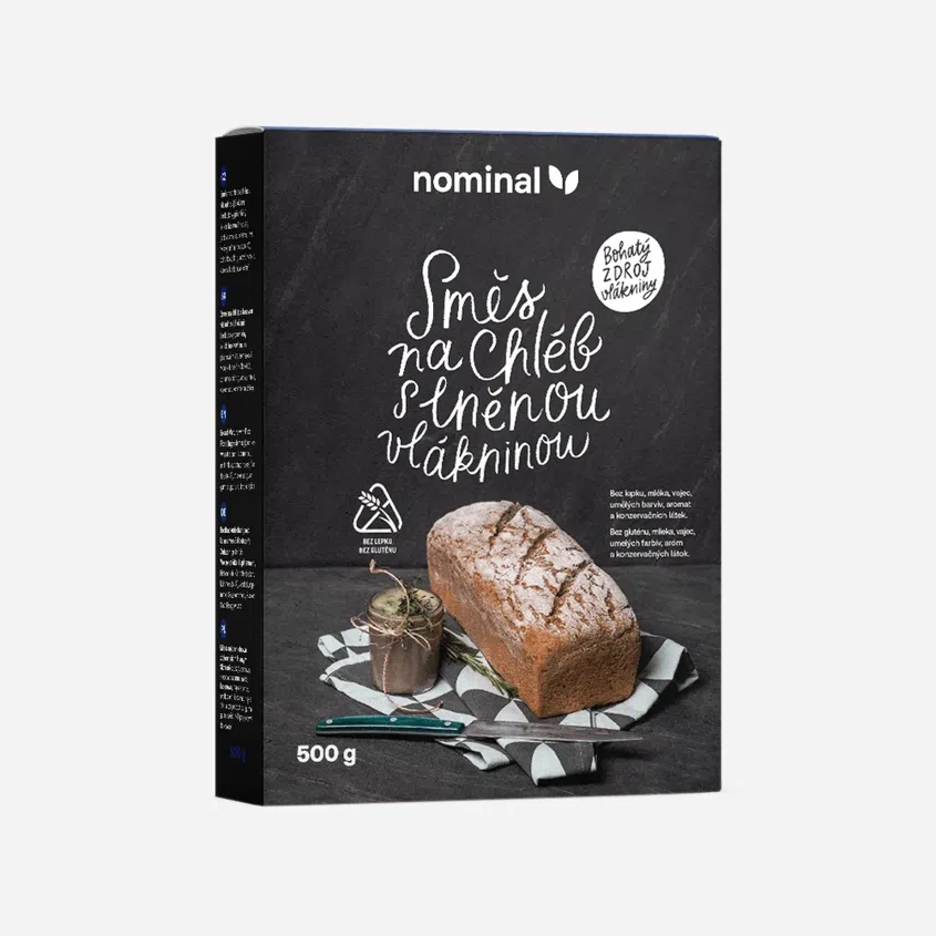 Směs na chléb s lněnou vlákninou 6 x 500 g