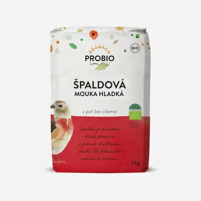 Špaldová mouka bílá hladká