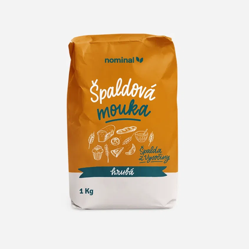 Špaldová mouka hrubá