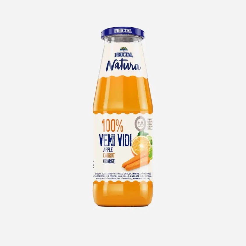 Šťáva mrkev, pomeranč a jablko 12 x 700 ml