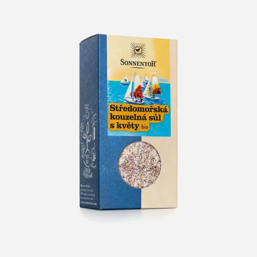 Středomořská kouzelná sůl s květy bio 6 x 120 g
