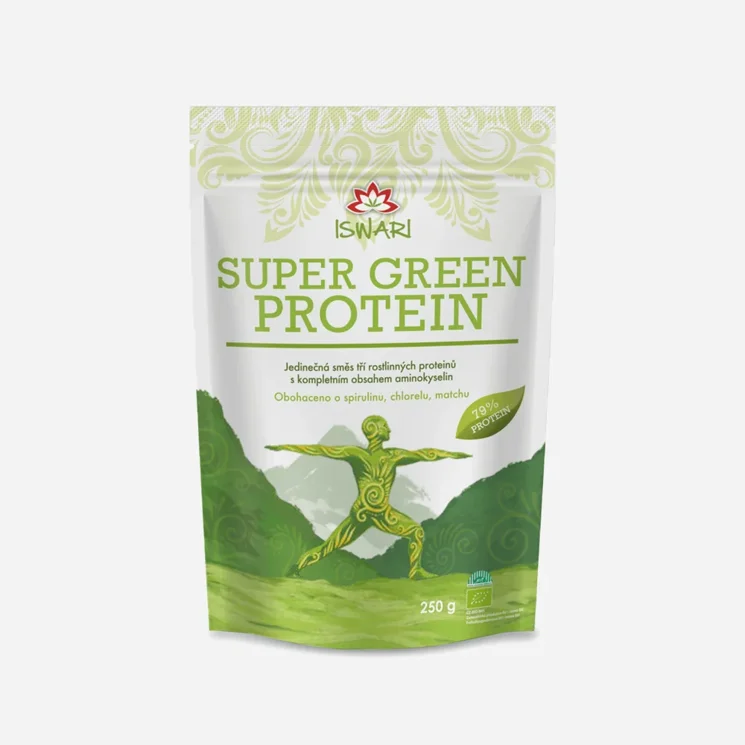 Super green 79% protein BIO 6 x 250 g