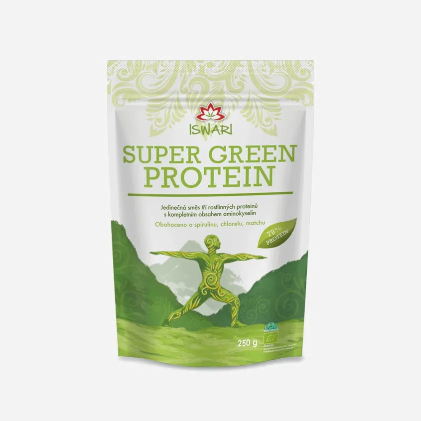 Super green 79% protein BIO 6 x 250 g