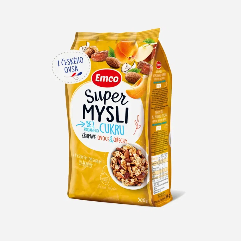 Super mysli ovoce a ořechy