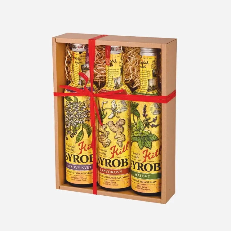 Syrob Bylinky (bez, zázvor a máta) 12 x 1500 ml