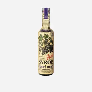 Syrob černý rybíz s dužninou 12 x 500 ml