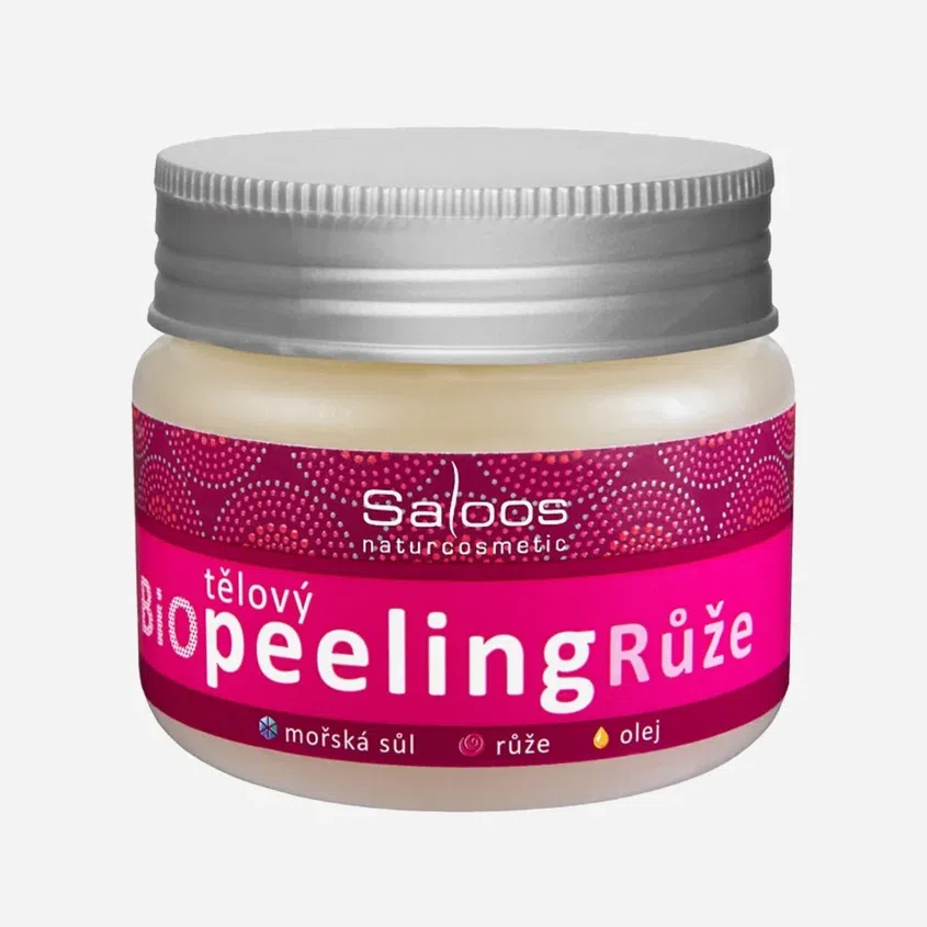 Tělový peeling růže BIO 6 x 140 ml