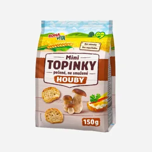 Topinky mini houby