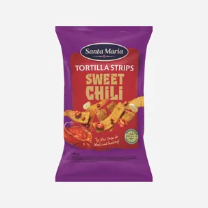 Tortilla Strips Sweet Chili 6 x 185 g