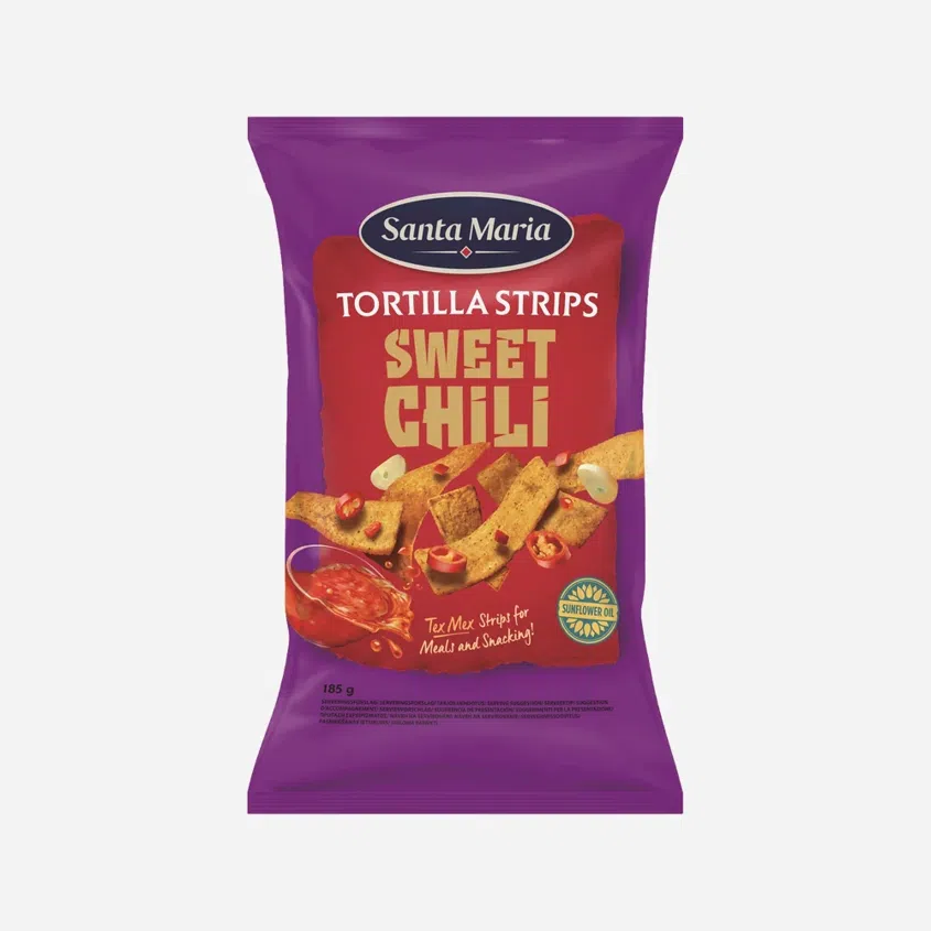 Tortilla Strips Sweet Chili 6 x 185 g