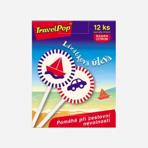TravelPop® banán a citrón 6 x 12 ks