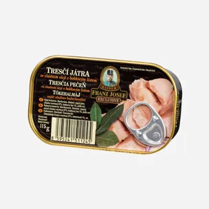 Tresčí játra ve vlastním oleji s bobkovým listem 6 x 115 g