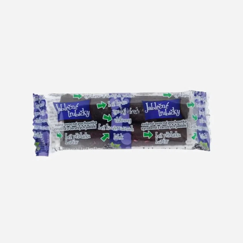 Trubička jablečná s černým rybízem a čokoládovou polevou  (2ks) 12 x 24 g