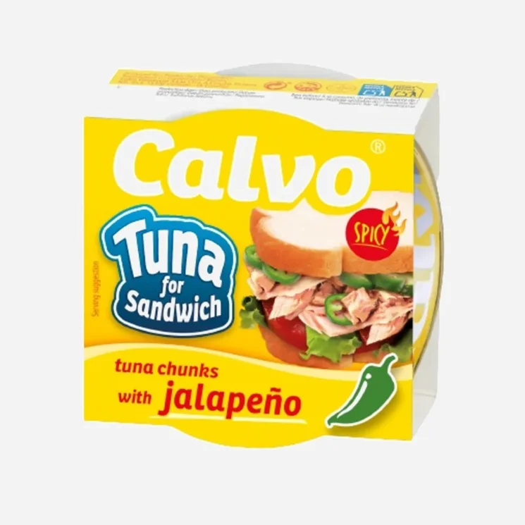 Tuňák s chilli paprikami Jalapeno ve slunečnicovém oleji 6 x 142 g