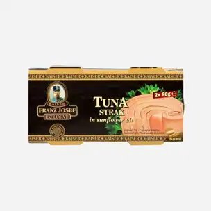Tuňák steak ve slunečnicovém oleji 2x 6 x 80 g