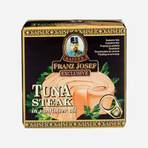 Tuňák steak ve slunečnicovém oleji