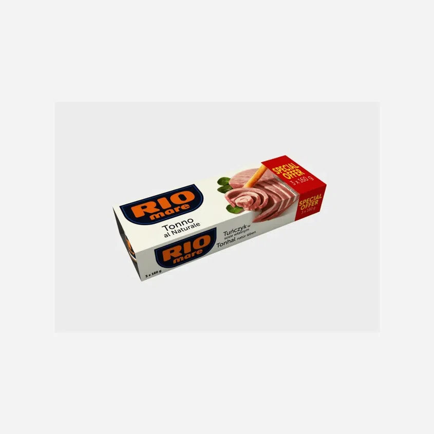 Tuňák ve vlastní šťávě 3x160 g