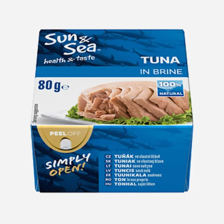 Tuňák ve vlastní šťávě