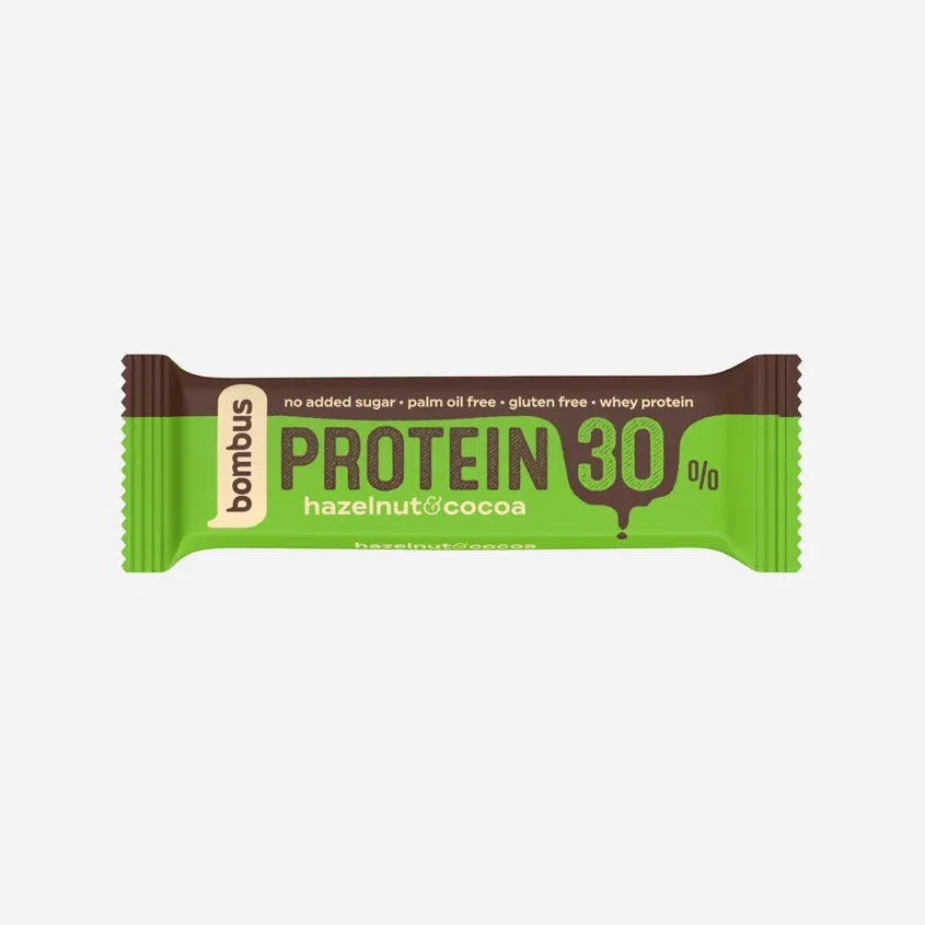 Tyčinka proteinová 30 % lískový ořech a kakao 12 x 50 g