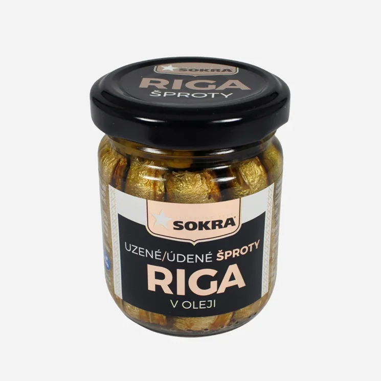 Uzené šproty v rostlinném oleji 6 x 100 g