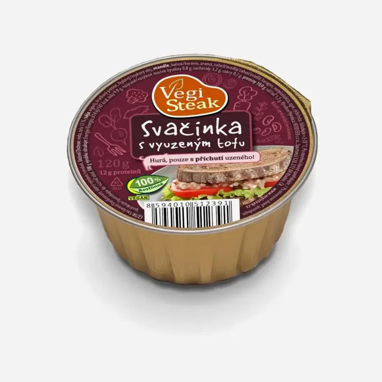 Vegi steak svačinka s vyuzeným tofu