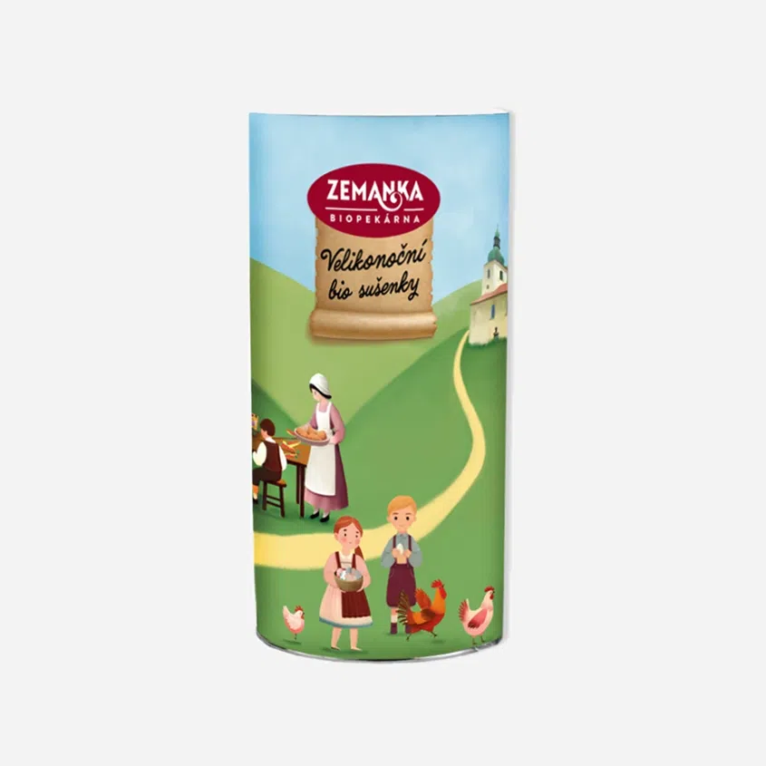 Velikonoční sušenky v tubusu BIO 6 x 210 g