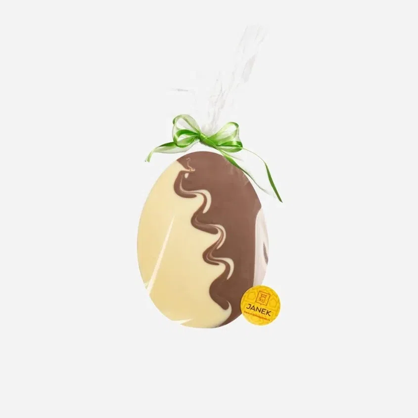 Velké velikonoční dvoubarevné vajíčko 5 x 100 g