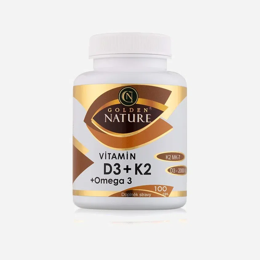 Vitamin D3 2000 I.U. + K2 + MK-7 + Omega 3 100 tablet 6 x 100 tablet