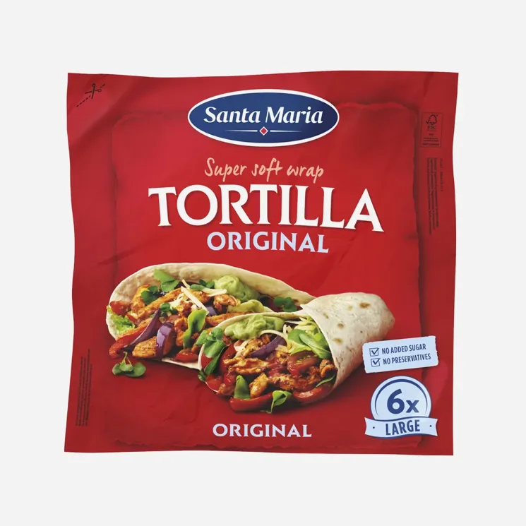 Wrap tortilla 6 x 371 g