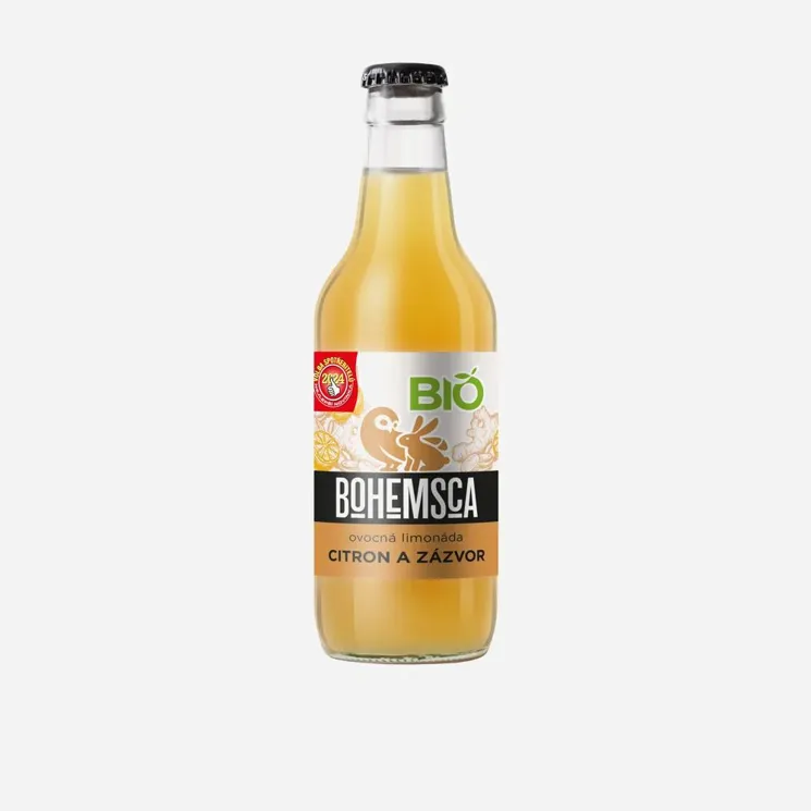 Zahradní limonáda citrón a zázvor BIO 12 x 330 ml