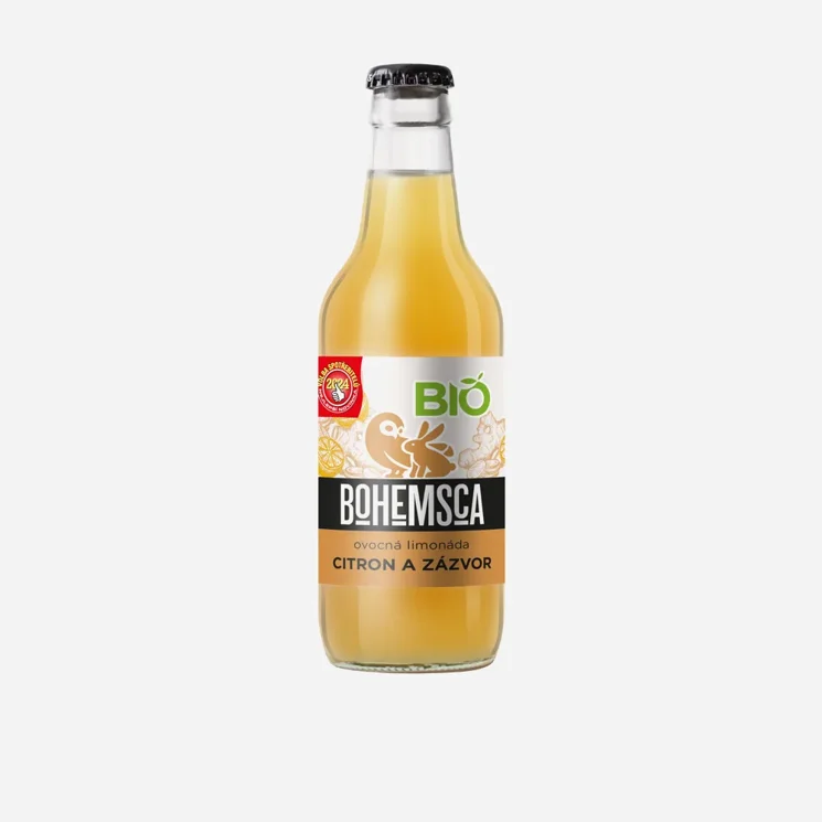 Zahradní limonáda citrón a zázvor BIO