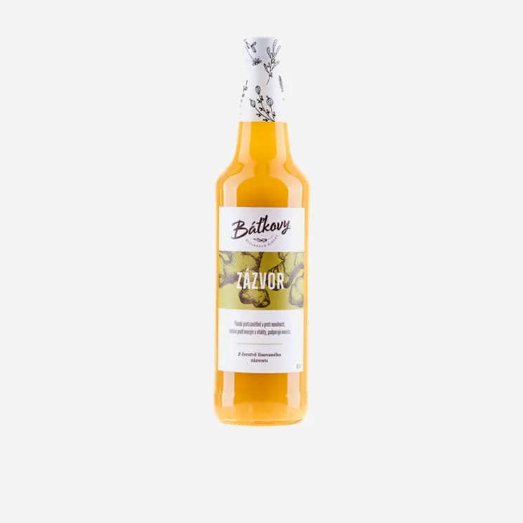 Zázvorový sirup 12 x 500 ml