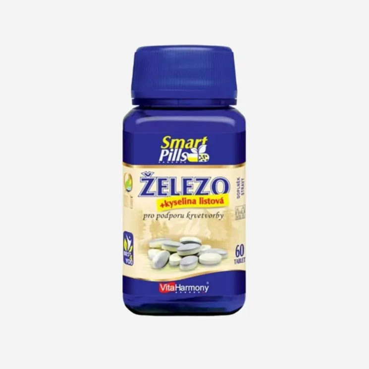 Železo 20 mg s kys. listovou