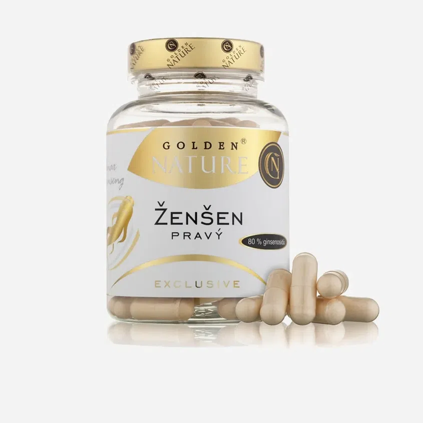 Ženšen pravý 80% ginsenosidů 100 tablet 6 x 100 tablet