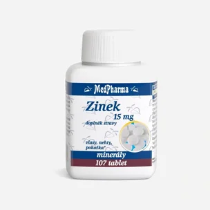 Zinek 15 mg 107 tablet 6 x 107 tablet