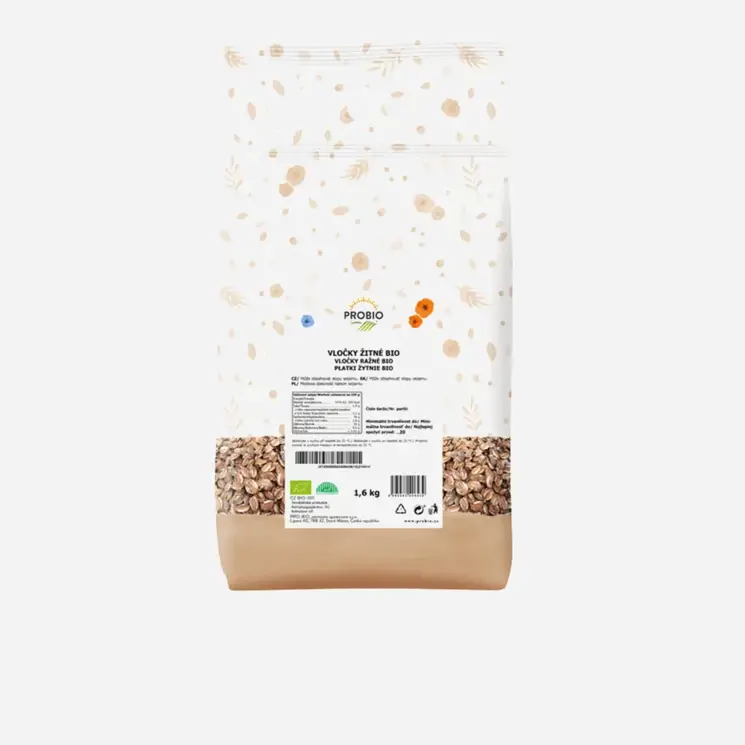 Žitné vločky BIO 6 x 1600 g