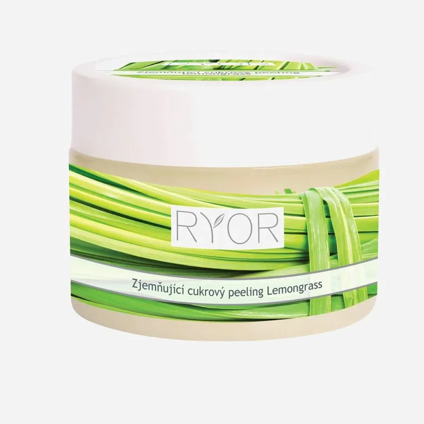 Zjemňující cukrový peeling Lemongrass